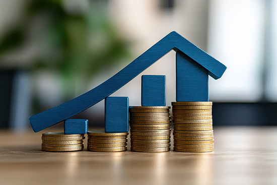 タイミング1　不動産価格が上昇ラインにあるとき